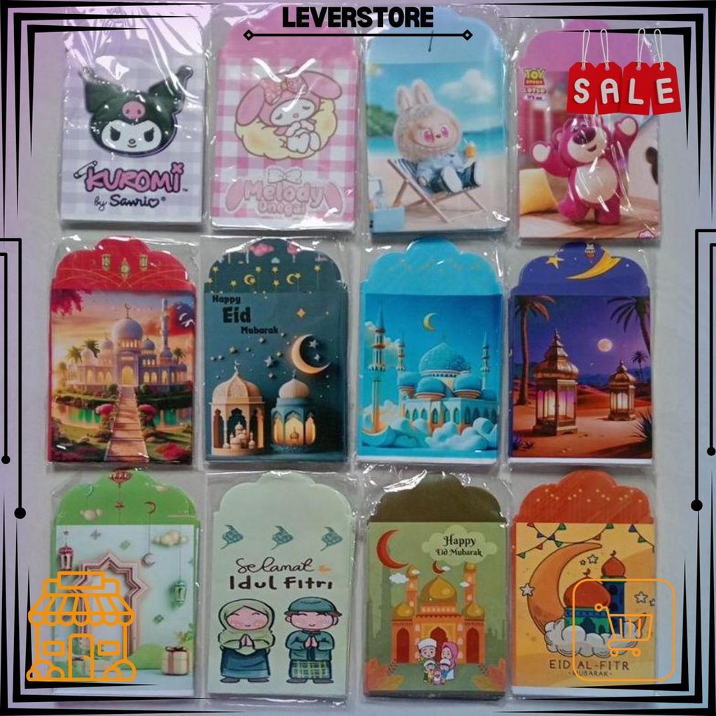 

Amplop Lebaran Size Medium 7X12 Cm (1 Pack Isi 10 Pcs Amplop) D Promo Puncak