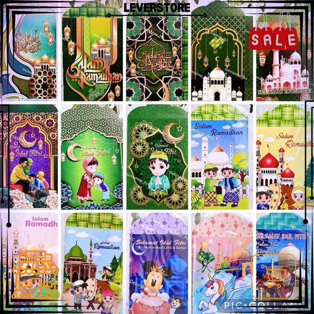 

Delunashop Dl141S Angpao Lebaran Amplop Lebaran Idul Fitri Angpao Lebaran Siap Jadi 1 Bungkus Isi 8 Lembar Edisi Baru 2025Salam Ramadhan D Best Seller