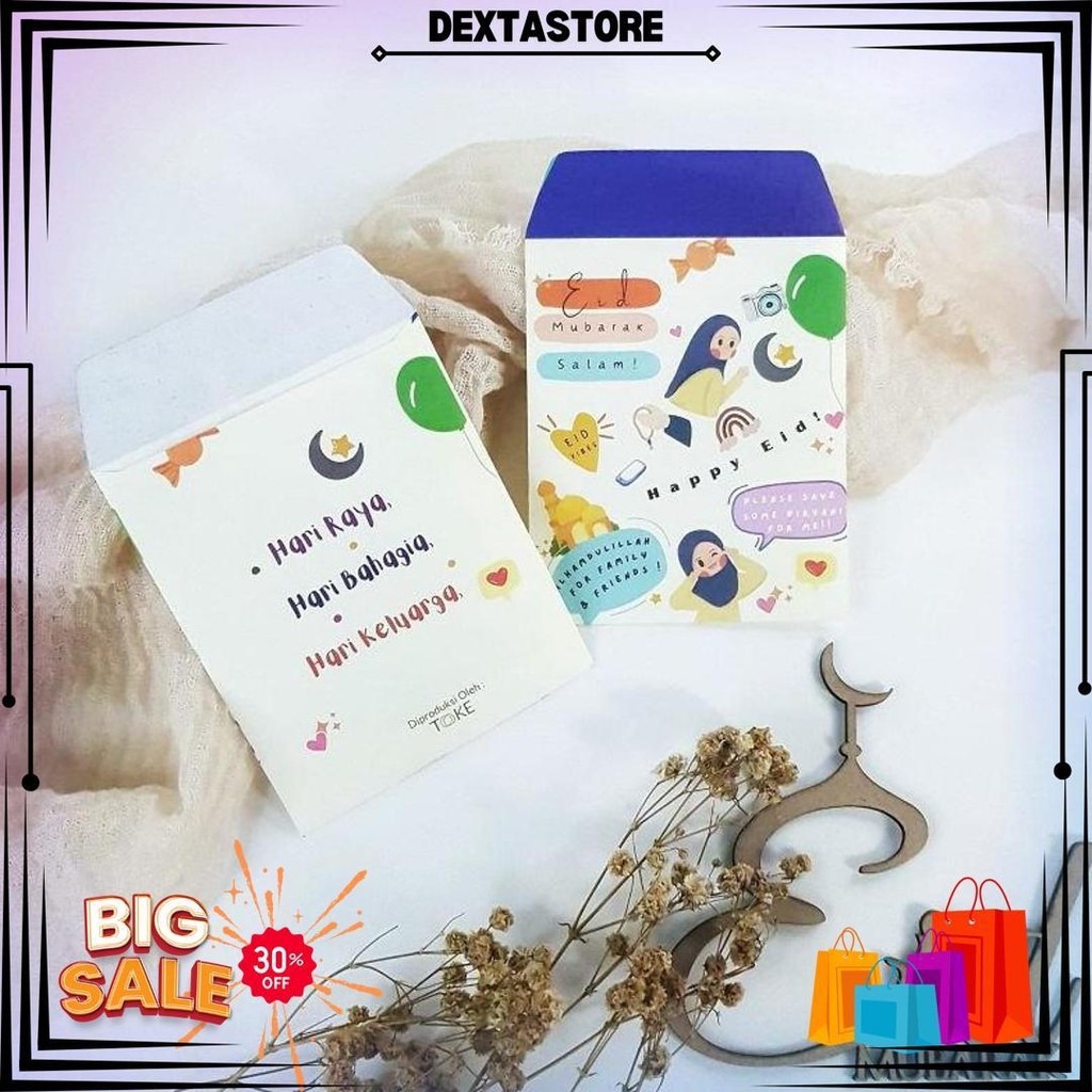 

(Isi 10,20,30,40,50 Pcs) Amplop Lebaran 2025 / Angpao Lebaran 2025 / Amplop Atau Angpao Lebaran Idul Fitri 2025 / Amplop Lebaran Murah D Promo 3.3