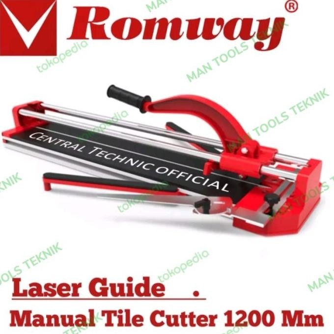 

SIAP KIRIM MANUAL ALAT POTONG KERAMIK GRANIT 1200 MM TILE CUTTER ROMWAY 120 CM