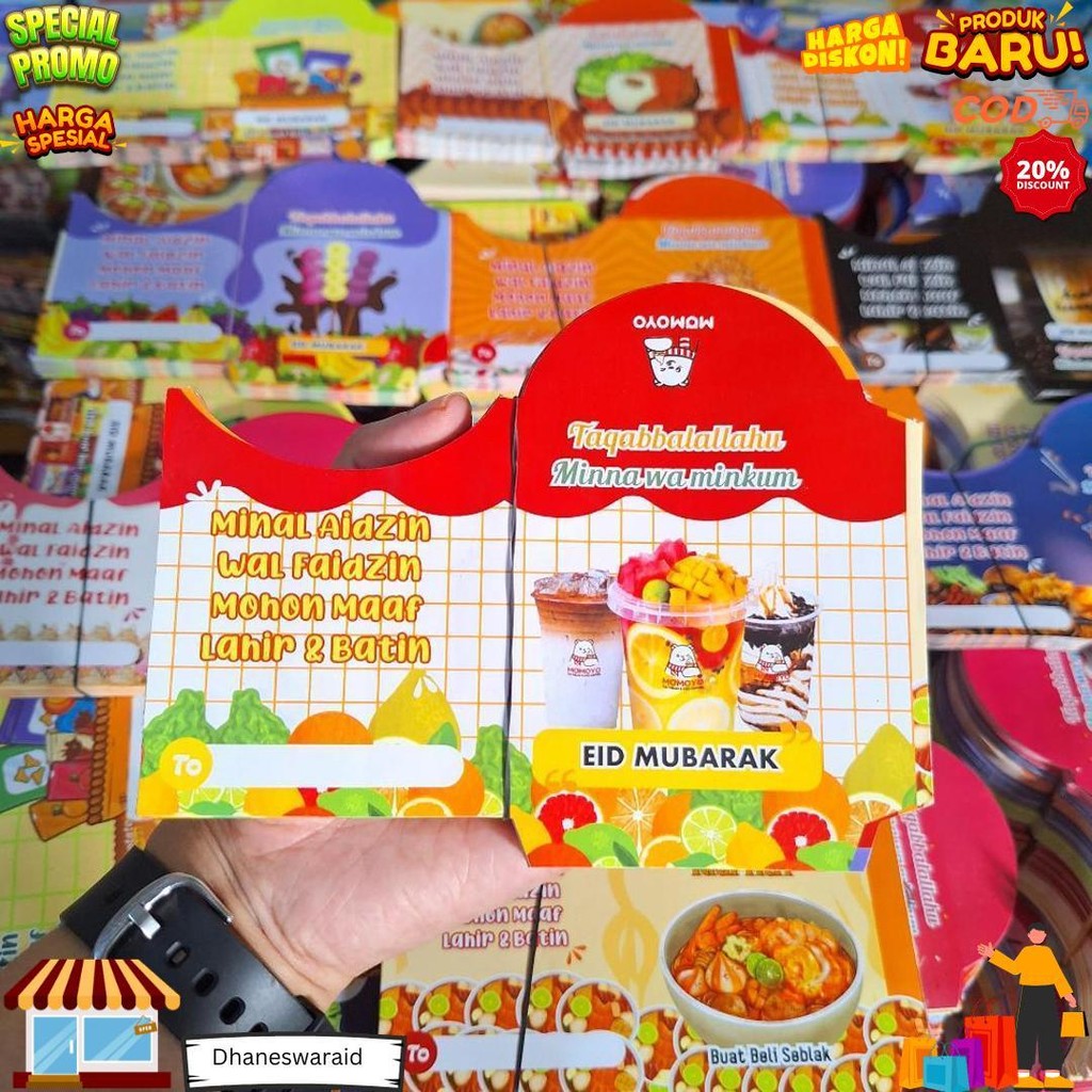 

(1000 Lembar) Amplop Lebaran Medium 1000 Lembar Free Plastik D Terlaris