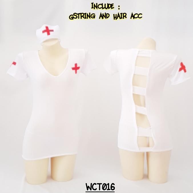 

Lingerie Kostum Nurse / Suster (Wct016) Original