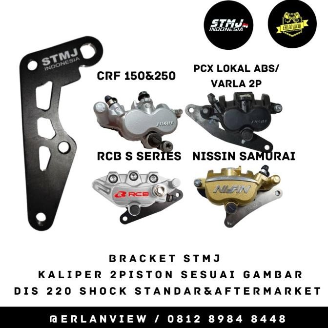 Promo, Braket Bracket Breket Cakram Kaliper Stmj 220Mm