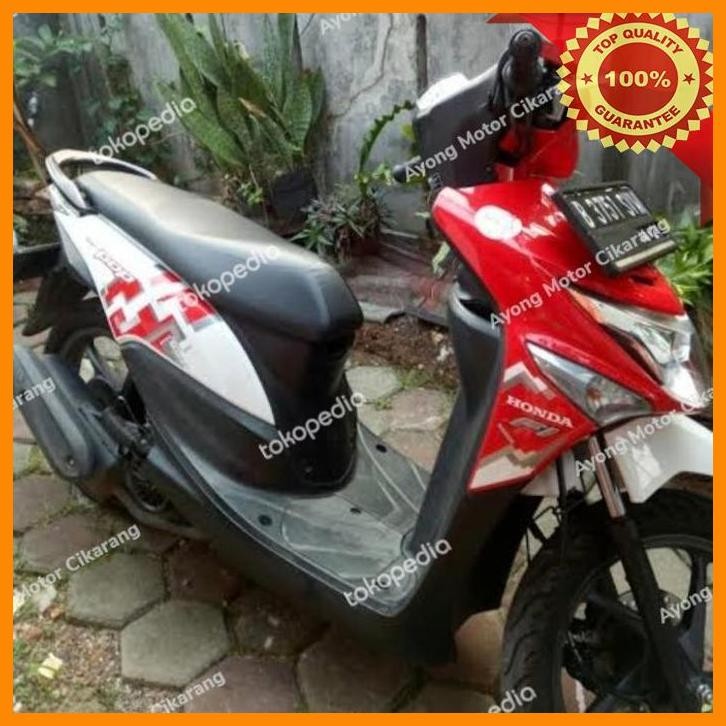 [AMC] STRIPING BEAT POP ISS 2016 MERAH PUTIH ORIGINAL