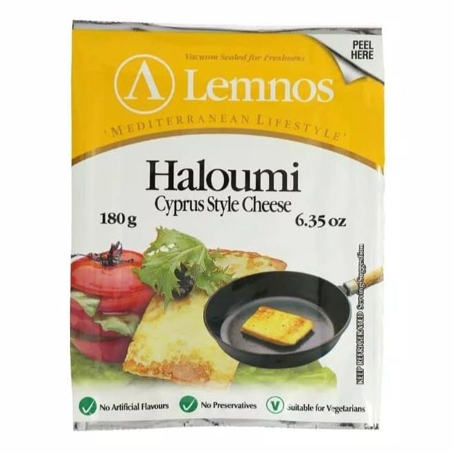 

SIAP KIRIM LEMNOS HALOUMI CYPRUS STYLE CHEESE 180GR - KEJU HALLOUMI