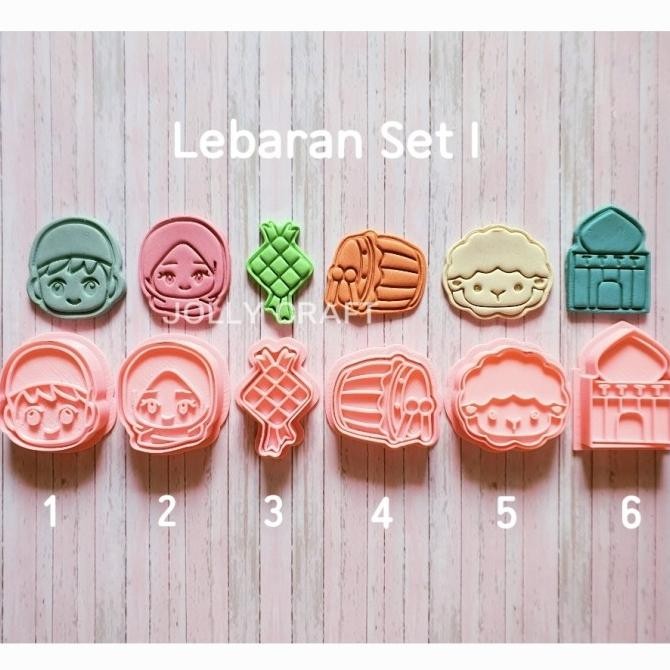 

SIAP KIRIM COOKIE CUTTER LEBARAN SET I 1-6 SIZE 6 CM (PILIH 1 MOTIF)