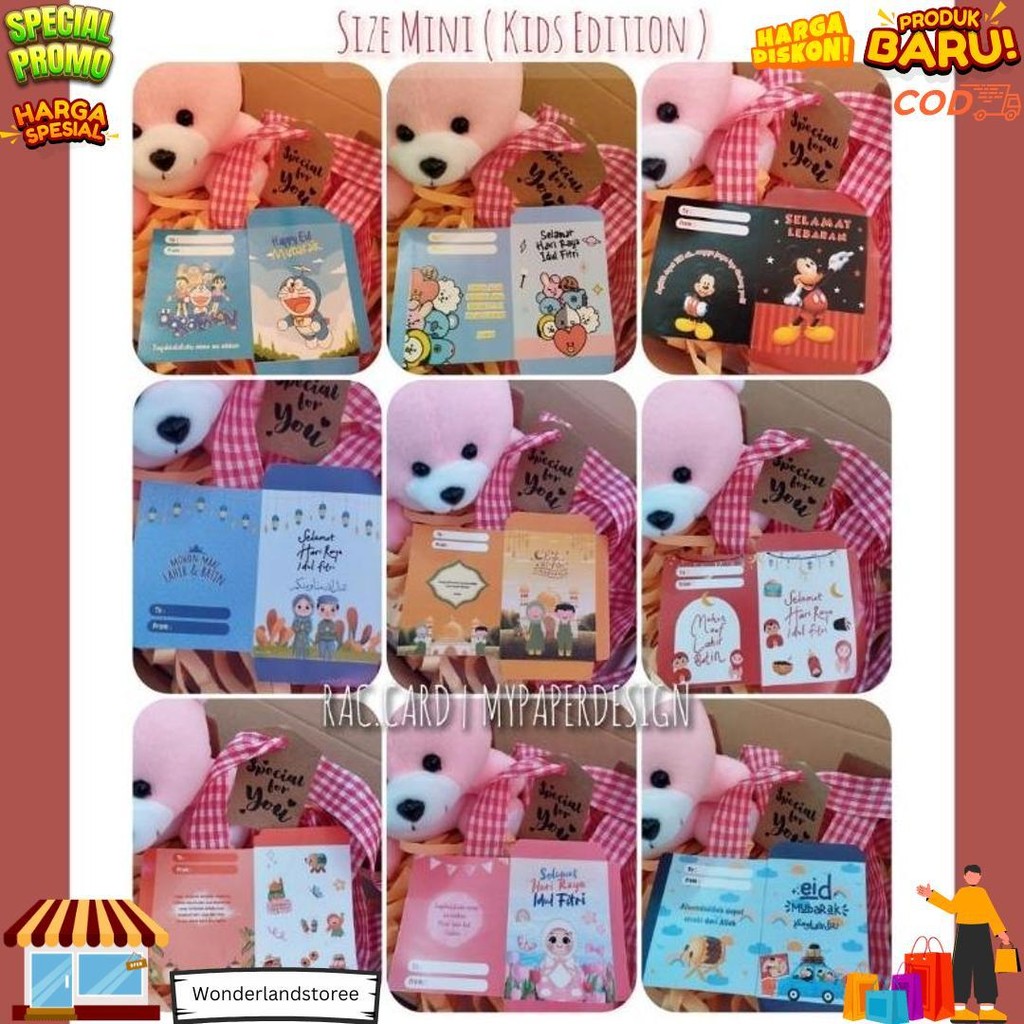 

(Lembaran Isi 100 Pcs) Bisa Pilih Motif Promo Amplop Lebaran Lembaran Free Plastik D Promo Puncak