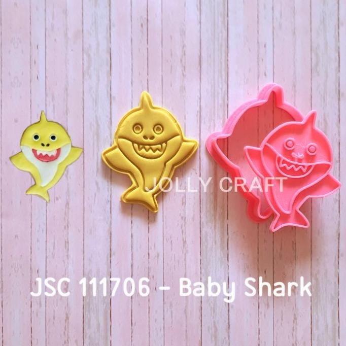 

SIAP KIRIM COOKIE CUTTER BABY SHARK SIZE 8 CM