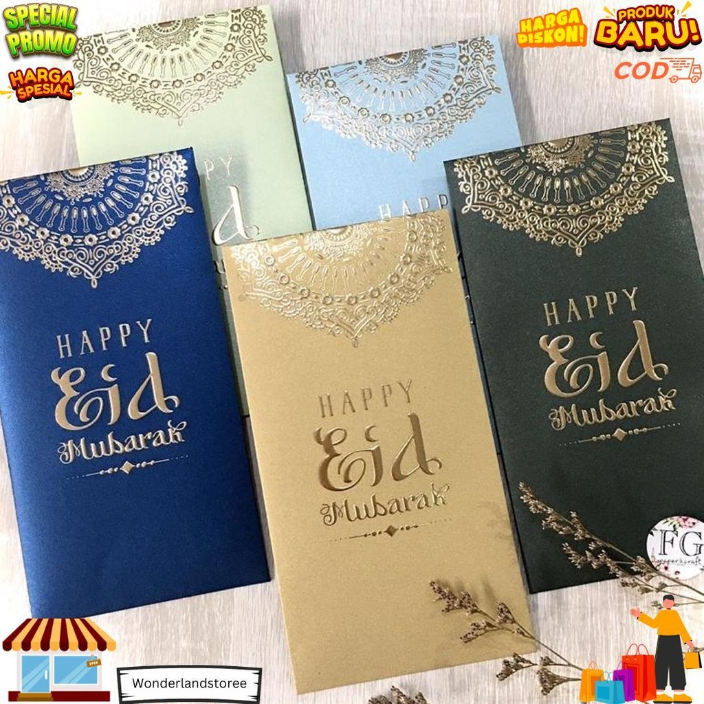 

Amplop Idul Fitri 5Pcs Money Envelope Arabic Pattern By Fgpaper D Best Seller