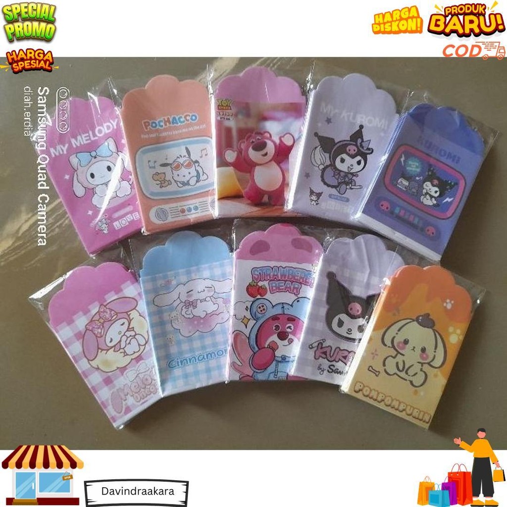 

10 Pack (100Pcs) Amplop Lebaran Idul Fitri Ukuran Sedang D Best Seller