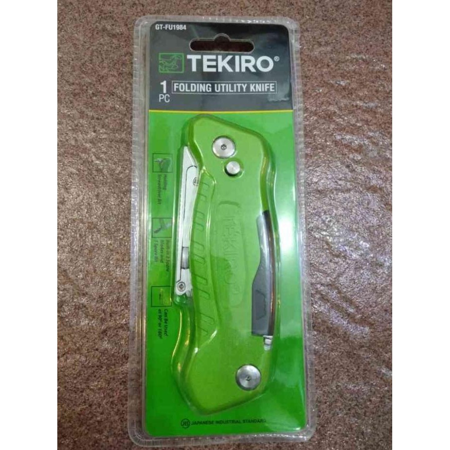 

SIAP KIRIM TEKIRO FOLDING UTILITY KNIFE TEKIRO PISAU CUTTER LIPAT GT-FU1984