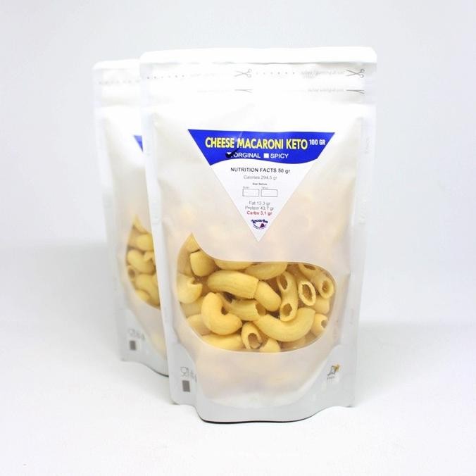 

SIAP KIRIM MAKARONI KEJU KRISPY KETO FREINDLY SEHAT