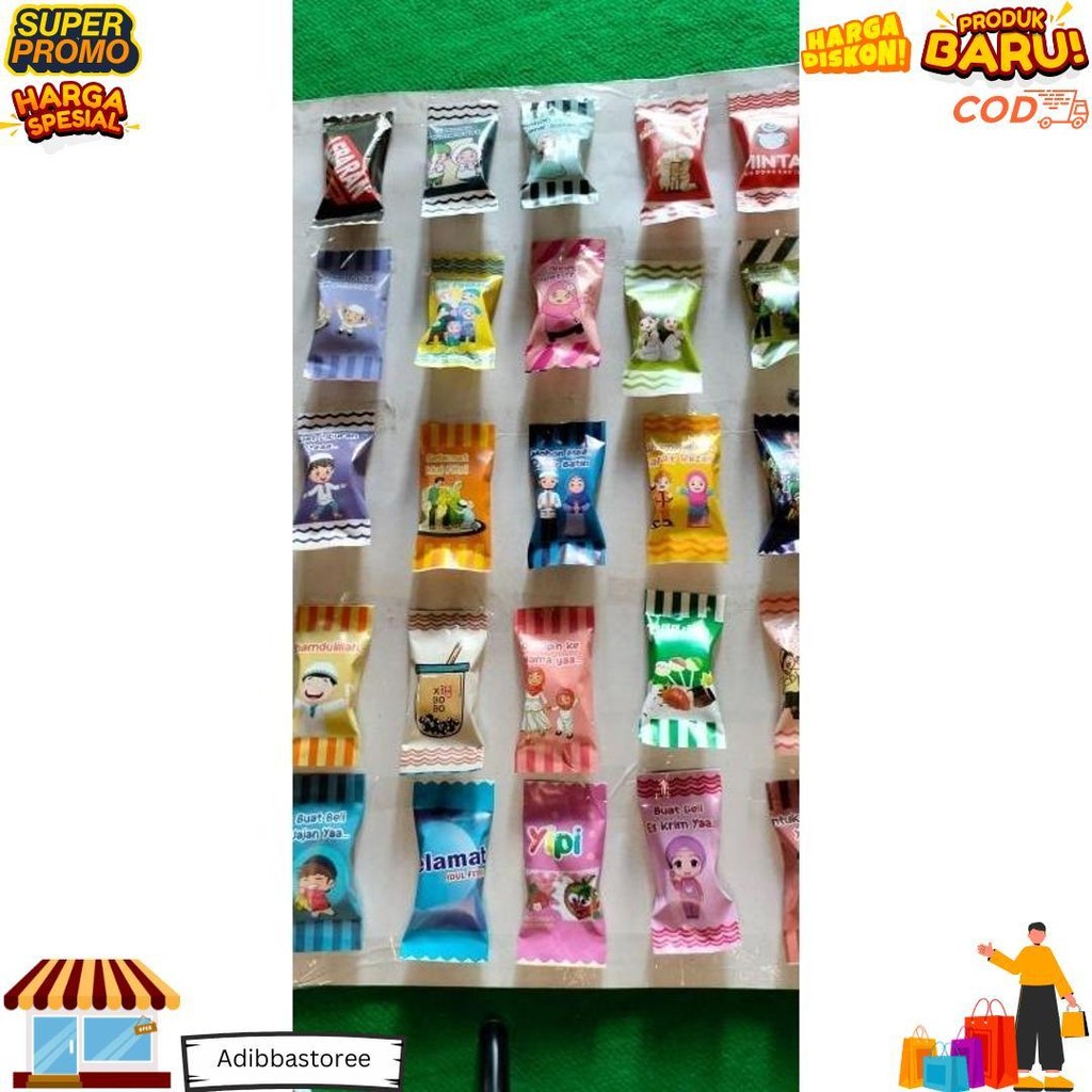 

Amplop Lebaran Bentuk Permen Isi 25 Pcs ( Masih Lembaran Tanpa Dobel Tipe) D Sale