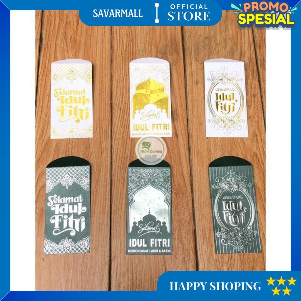 

(Isi 50 Lembar) Amplop Jumbo / Angpao Tebal Premium Thr Lebaran Idul Fitri 2023 D Termurah