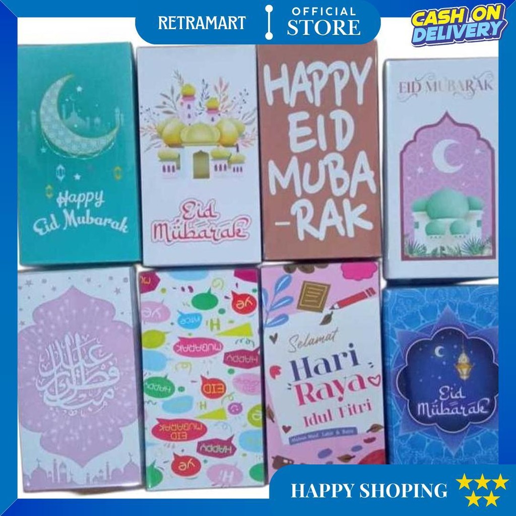 

[1 Pak] Amplop Lebaran Besar Isi 50 Lembar / Angpao Hari Raya Idul Fitri Ramadhan D Termurah