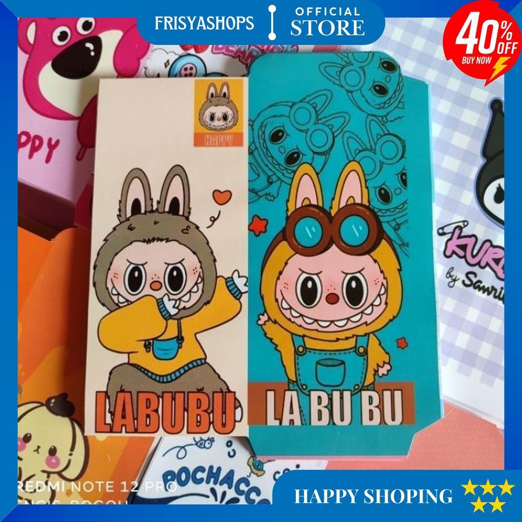 

[100 Lembar] Amplop Jumbo Labubu Kuromi Bisa Pilih Motif D Gratis Ongkir