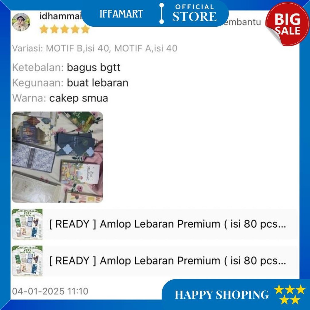 

Amplop Lebaran Exclusive Premium Super Tebal / Amplop Idul Fitri / Amplop Hari Raya / Angpao Lebaran D Best Seller
