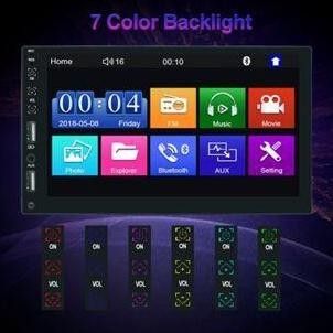 Murah Headunit Bluetooth Single Din Android Head Unit Radio Mobil Universal