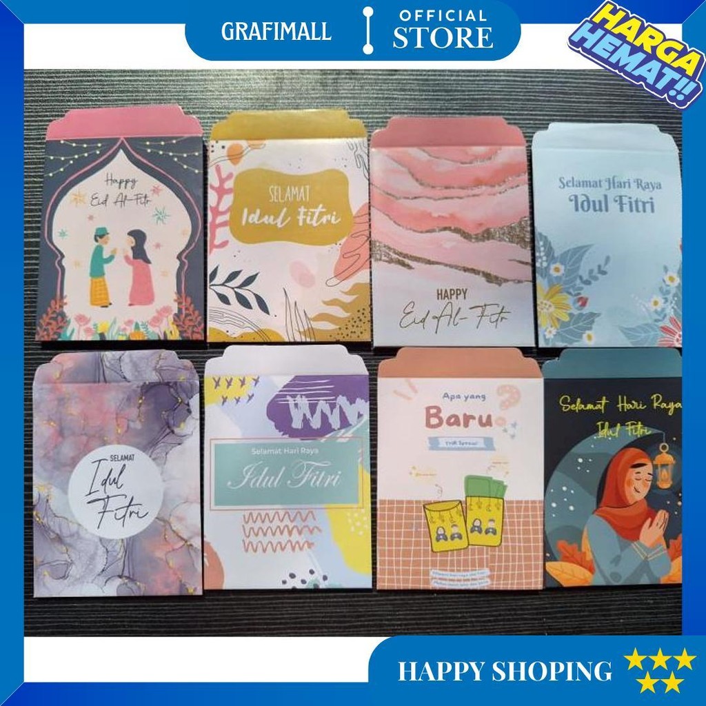 

(10 Lembar) Motif D Amplop Lebaran Medium Pilih Motif Gambar/Amplop Lebaran Siap Jual Sudah Dilem/1 Pack Amplop Lebaran/Angpao Lebaran/Angpau Lebaran D Promo Puncak