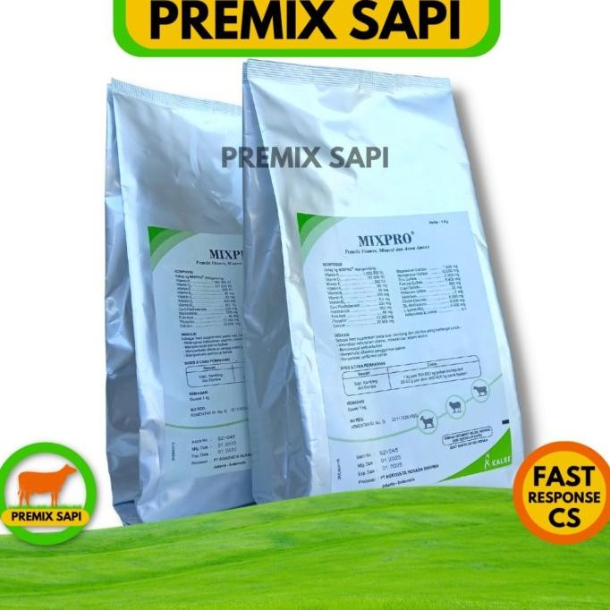 MIXPRO PREMIX SAPI 1 KG - Mix Pro Suplemen Premix Penggemuk Sapi Domba