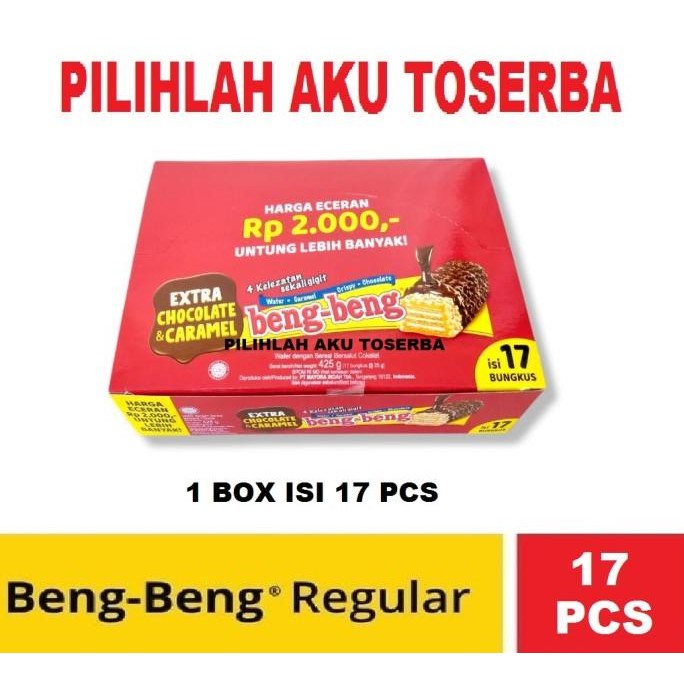 

Promo Beng-Beng Regular - Beng-Beng Coklat - 1 Kardus Isi 8 Box (20 Pcs)
