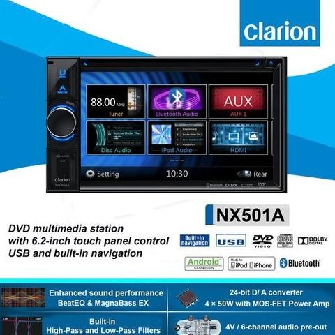 Promo Clarion Nx501A Headunit Double Din