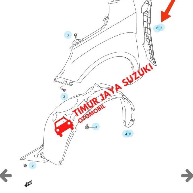 Cover Spakbor Depan Ignis Asli Sgp Top