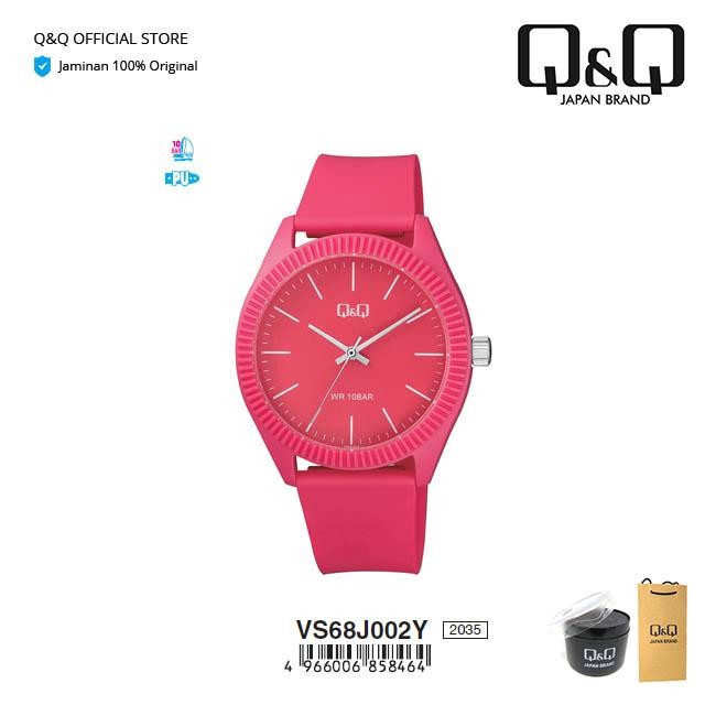 Q&Q QnQ QQ Jam Tangan Arloji Fashion Analog Resin - VS68 VS68J Tahan Air