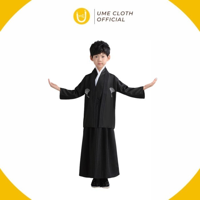 UMECloth Fashion Kostum Kimono Jepang Anak Laki-Laki Traditional