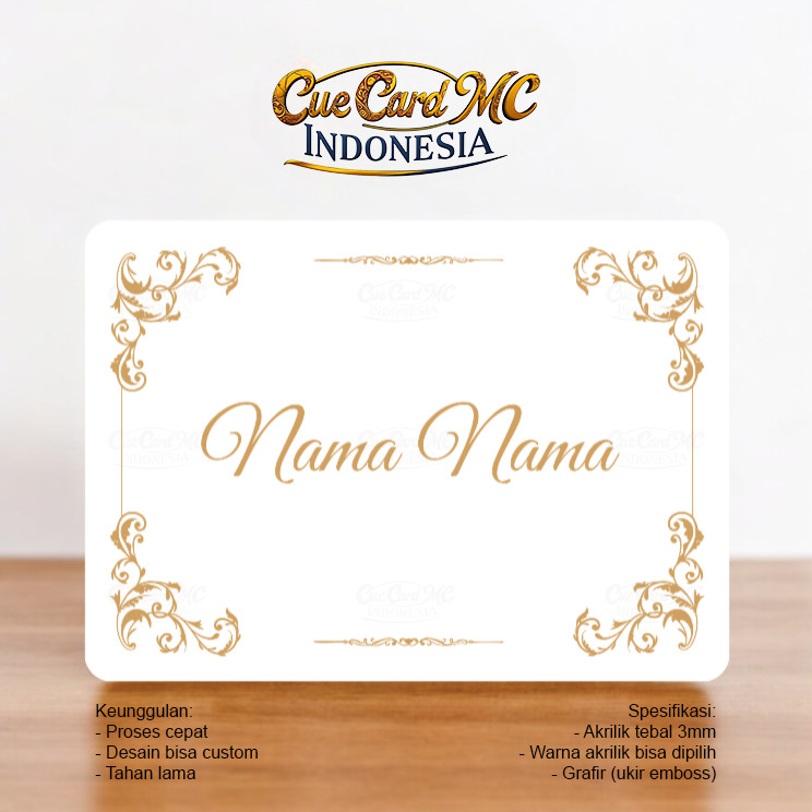 

Cue Card MC Grafir (ukir emboss) GRF-12 | Garansi 6 bulan