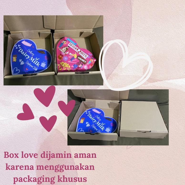 

COD GIFTBOX SPECIAL LOVE EDITION // SILVERQUEEN DAIRYMILK // VALENTINE BIRTHDAY WEDDING ULANGTAHUN ANNIVERSARY n.-150