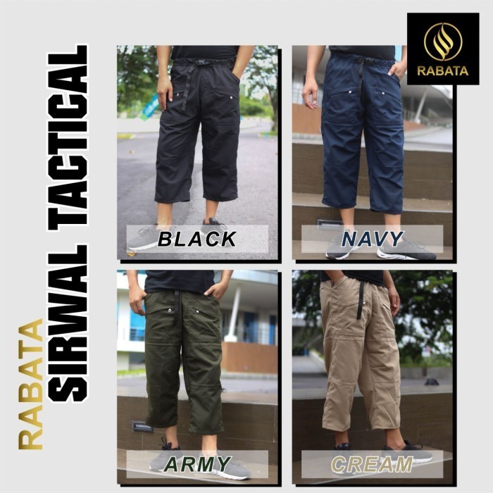 Terbaru Sirwal Tactical Rabata Ripstop Celana Outdoor Basic M L Xl Terlaris