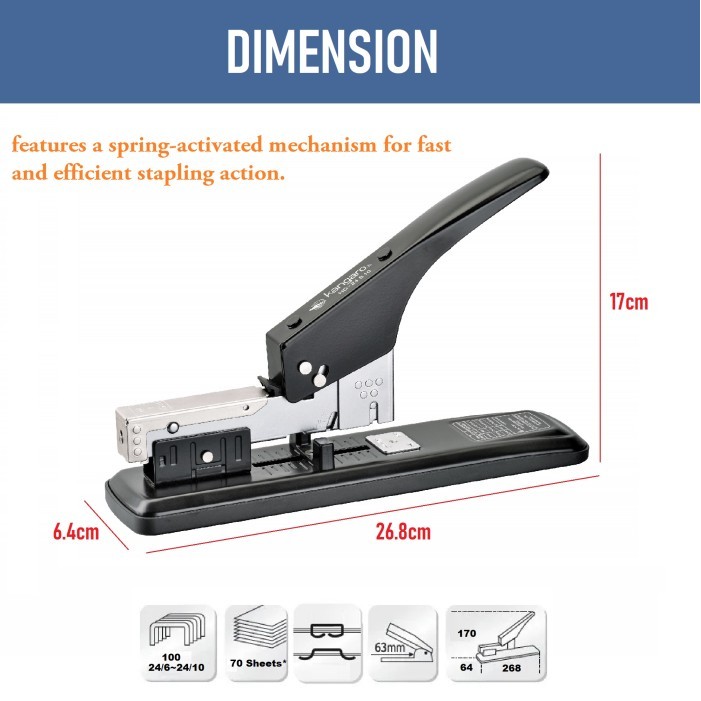 

KANGARO HEAVY DUTY STAPLER HD 24S10