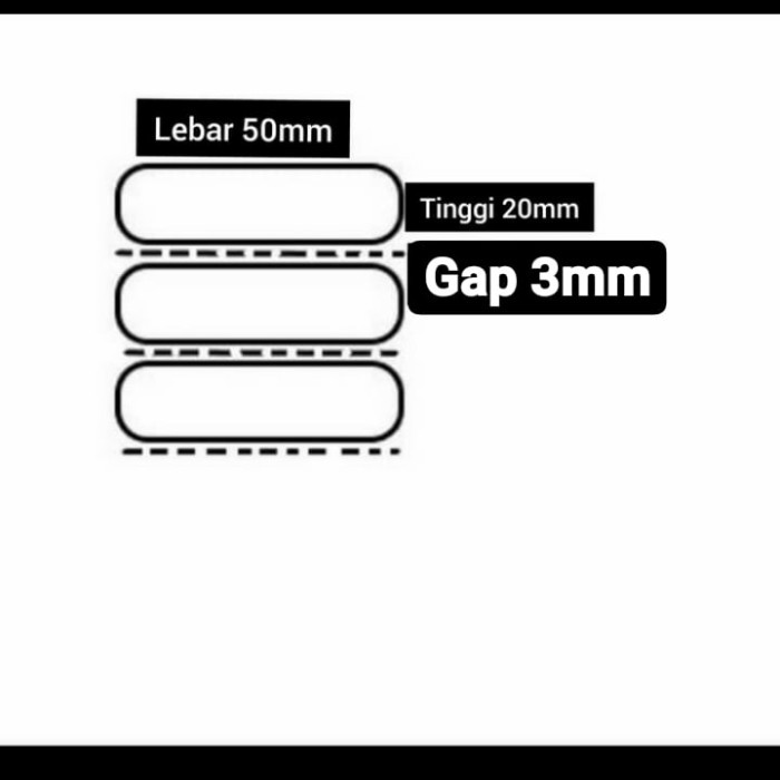 

SILVER PEET 50X20MM ISI 1000PCS GAP 3MM CORE 1 PFRS