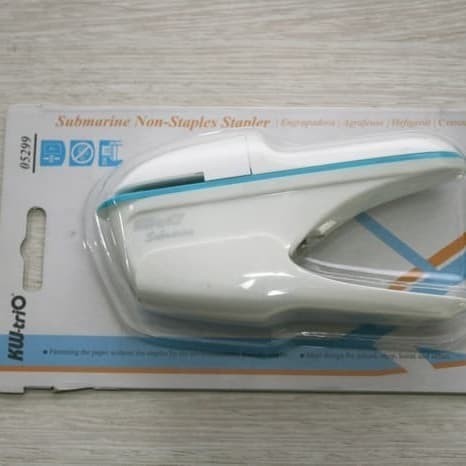 

MAGIC STAPLER KW-TRIO 5299 / STAPLESS / STAPLER UNIK TANPA LSI BIRU