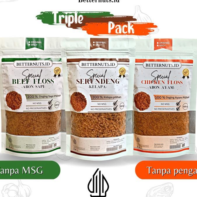 

Abon Ayam Abon Api Erundeng Triple Pa Abon Olo Erundeng Elapa Abon Api Peda Abon Ayam Peda