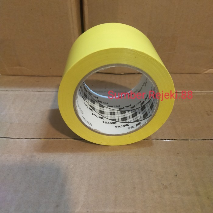 

764 3M FLOOR MARKING TAPE 764 - VINIL TAPE - LAKBAN GARIS LANTAI 4"INC