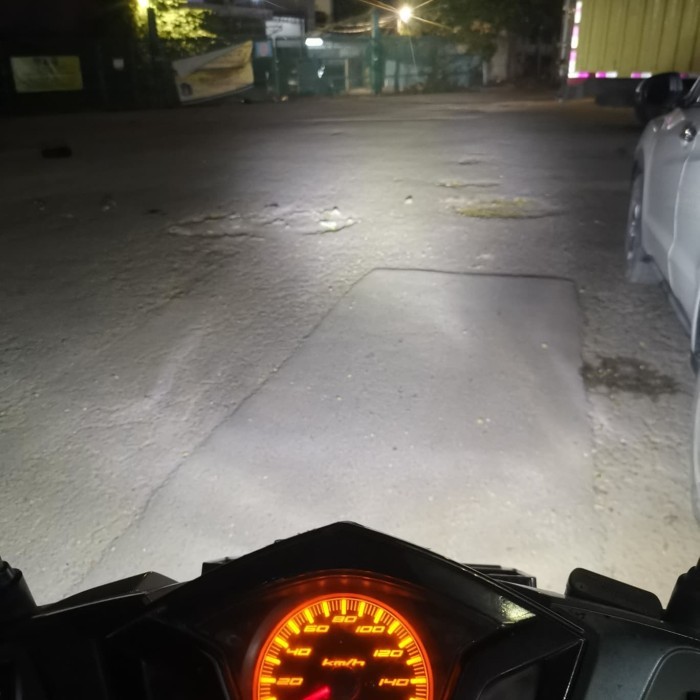 Lampu Led Motor Luminos Z2 3 Sisi 2 Warna White Yellow
