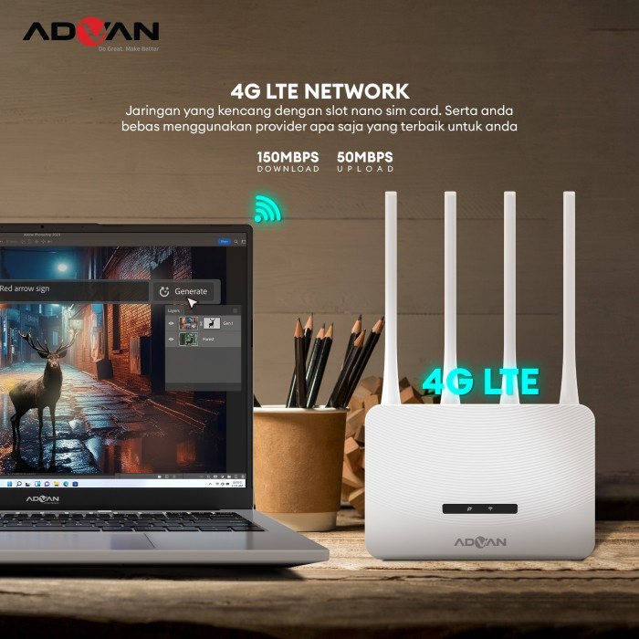 Advan CPE Router Start Garansi Resmi