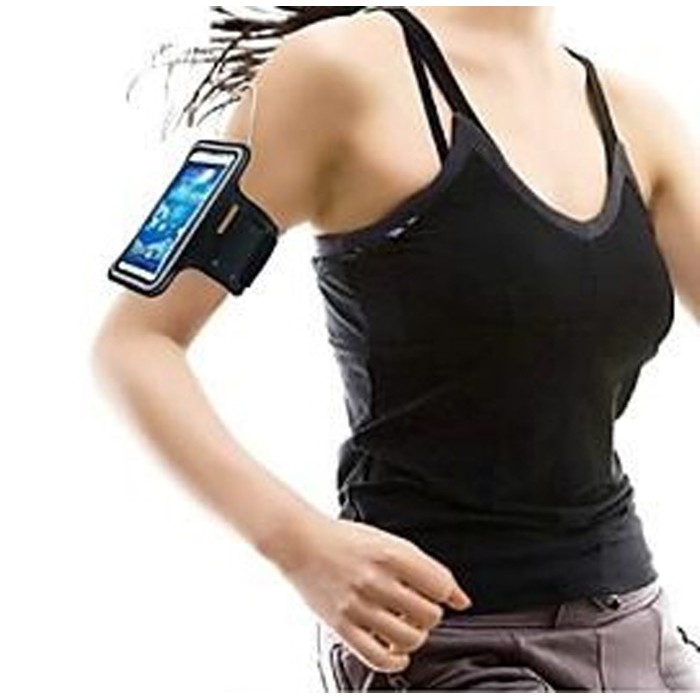 Tebaru Sport Armband Hp Tas Hp Olahraga Tempat Hp Lengan Untuk lari Jogging Berkualitas