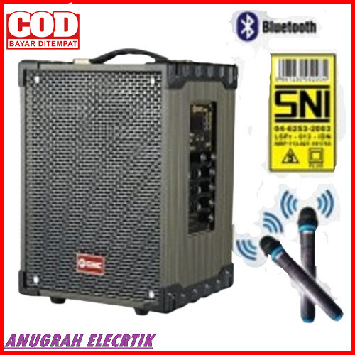 Speaker GMC 899P Portable bluetooth free 2 mic wireless