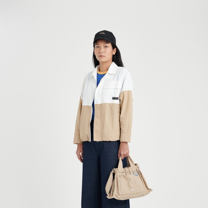 BEYOND THE VINES Contrast Nylon Jacket