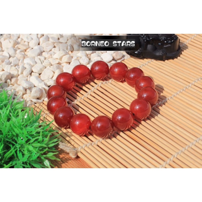 

Gelang Manau Giok Merah 18Mm