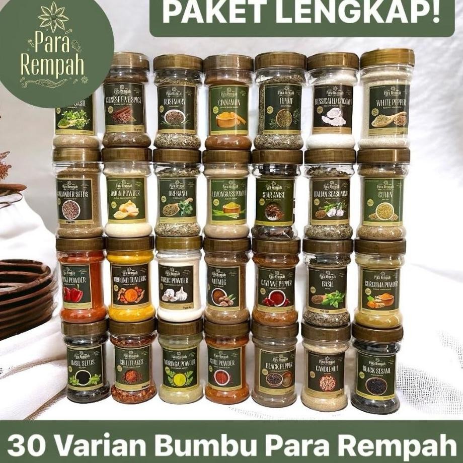 

Dapat 30 Bumbu Paet Lengap 30 Varian Bumbu Dapur Para Rempah