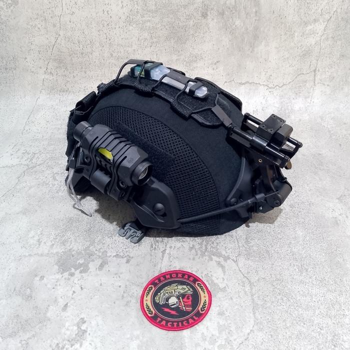 HEMAT 1 SET HELM TACTICAL FULL ASESORIS