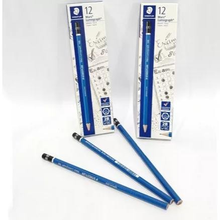 

Promo Promo Pensil Staedtler 2B Pensil Ujian Per Pack 12Pcs Termurah