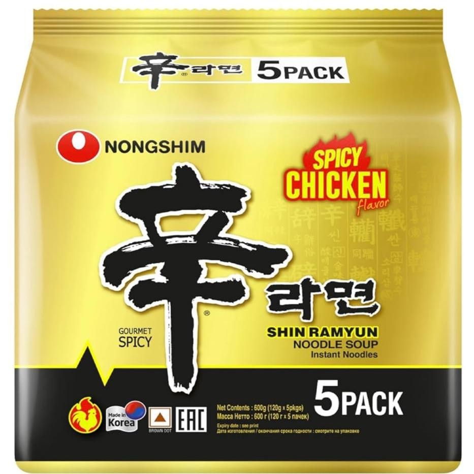 

Nonghim Hin Ramyun Picy Chien Gourmet Picy 120Gr5Pc 600Gr