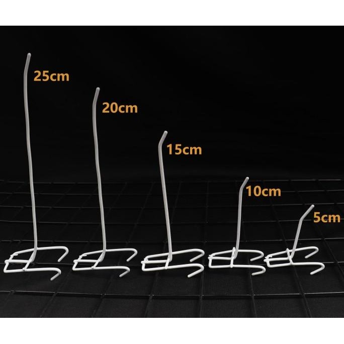 Kawat Ram 95X65Cm - Rak Display Aksesoris Hp - Rak Gantung Putih Original