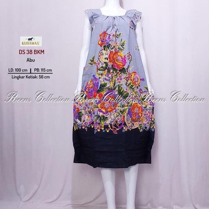 baru daster 38 batik kuda mas | daster yukensi karet dada ld 100 cm