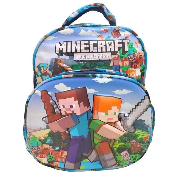 TAS RANSEL TIMBUL IMPORT HSD MINECRAFT
